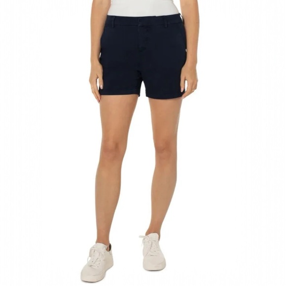 New Liverpool Kelsey Navy Chino Short Size 16/33 - Picture 1 of 7